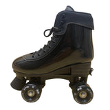 Infinity Skates Men’s Black Adjustable Size Quad Roller Skates US Size 3-6 M