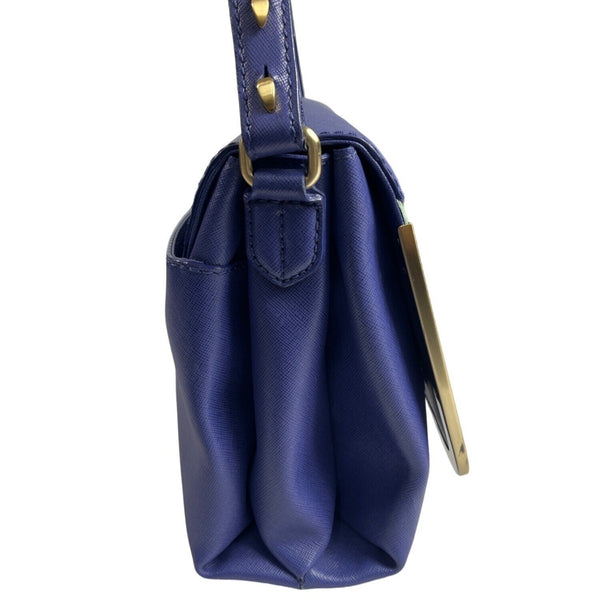 Botkier Women's Purple Faux Leather No13 Misha Shoulder Bag Sz M