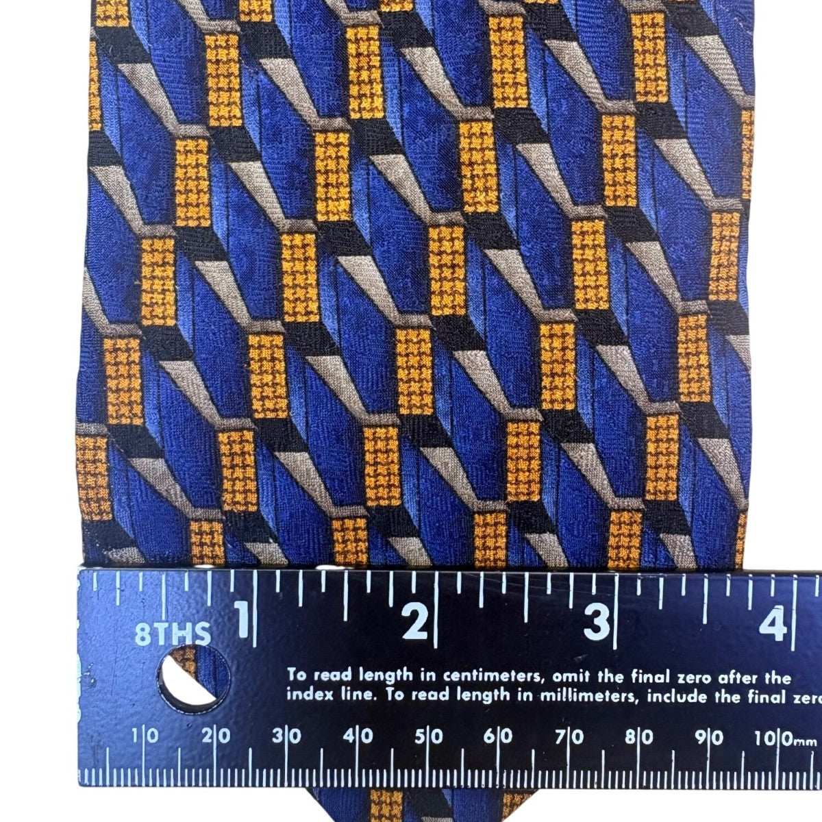 Nordstrom Mens Silk Blue Multi-Color Patterned Tie By J.Z. Richards Handcrafted