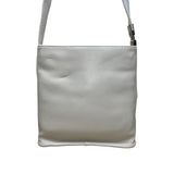 Liz Claiborne Women’s Bone White Faux Leather Adjustable Strap Crossbody Bag