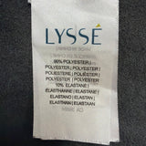 Lysse Womens Black  Jacket Large Lightweight Textured Asymmetrical