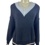 Vintage Hauana Women’s Black V Neck Sweater Sz S - NWT