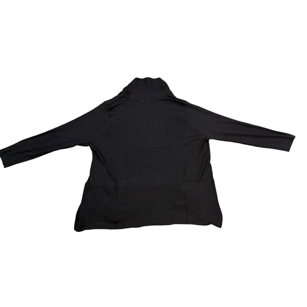 Avenue Womens Black Open Front Lightweight Cardigan Plus Size 22/24