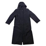Portrait Womens Navy Hooded Long Coat Size 12P