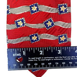 Robert Talbott Mens Red Silk Floral Pattern Tie Hand Sewn Made In Italy