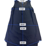 Laundry By Shelli Segal Womens Navy Sleeveless Shift Dress Size 10
