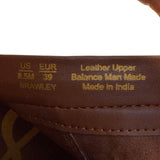 Sam Edelman Women’s Burgundy Leather Gold Hardware Brawley Ankle Boots Size 8.5M