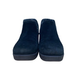 Skechers Women’s Black Suede Comfort Slip-On Martha Stewart Booties Size 11
