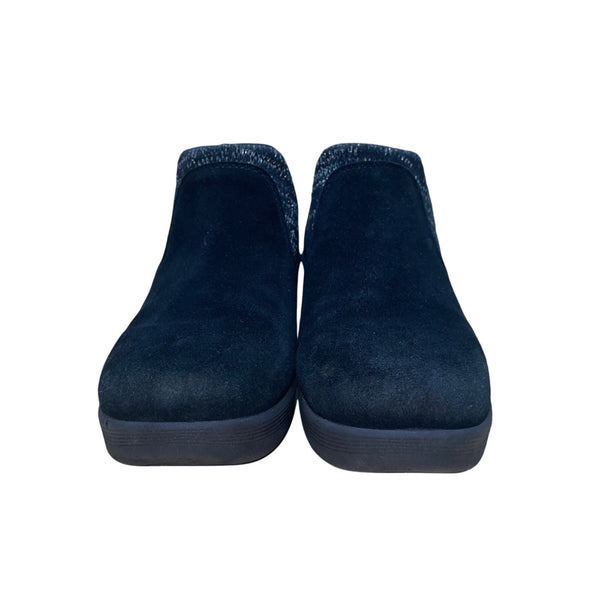 Skechers Women’s Black Suede Comfort Slip-On Martha Stewart Booties Size 11