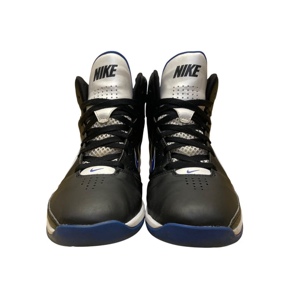 Nike Men’s Black & Blue High-Top Air Max Hyped Basketball Sneakers Size 9