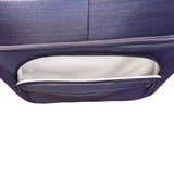 Ricardo Men’s Gray & Blue Blend Nylon 4-Wheel Spinner Expandable Travel Luggage