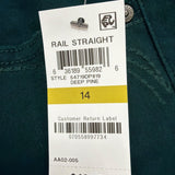 Style & Co Womens Gree Classic Fit Straight Leg Jeans Size 14