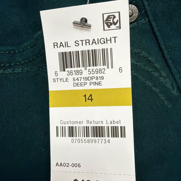 Style & Co Womens Gree Classic Fit Straight Leg Jeans Size 14