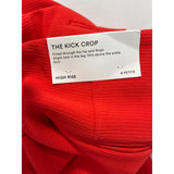 Ann Taylor Women's  Scarlet Red Capri Side Zip Up Pants Sz 4 - NWT