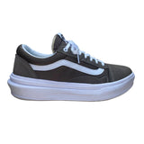Vans Men’s Green & White Suede Canvas Low-Top Skateboarding Sneakers Size 11
