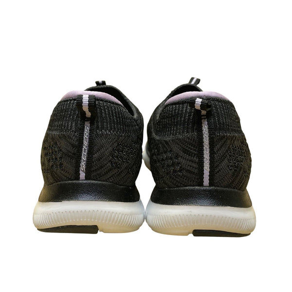 Skechers Women’s Black Knit Memory Foam Athletic Dual-Lite Sneakers Size 7