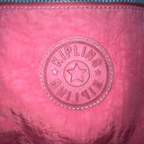 Kipling Women’s Coral Red Nylon  Expandable Zipper Closure Shoulder Bag