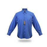 John W. Nordstrom Mens Blue Wrinkle-Free Button-Up Shirt Smartcare Size XXL