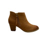 Vionic Women’s Brown Leather Side Sterling Saddle Heeled Ankle Booties Size 9.5