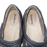 Oviaric Women’s Silver Faux Leather Strap Closure Mary Jane Shoes Size 9US