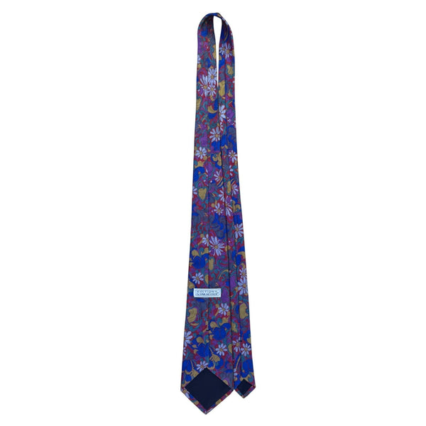 Editions By Van Heusen Mens Colorful Polyester Floral Pattern Tie Red/Multicolor