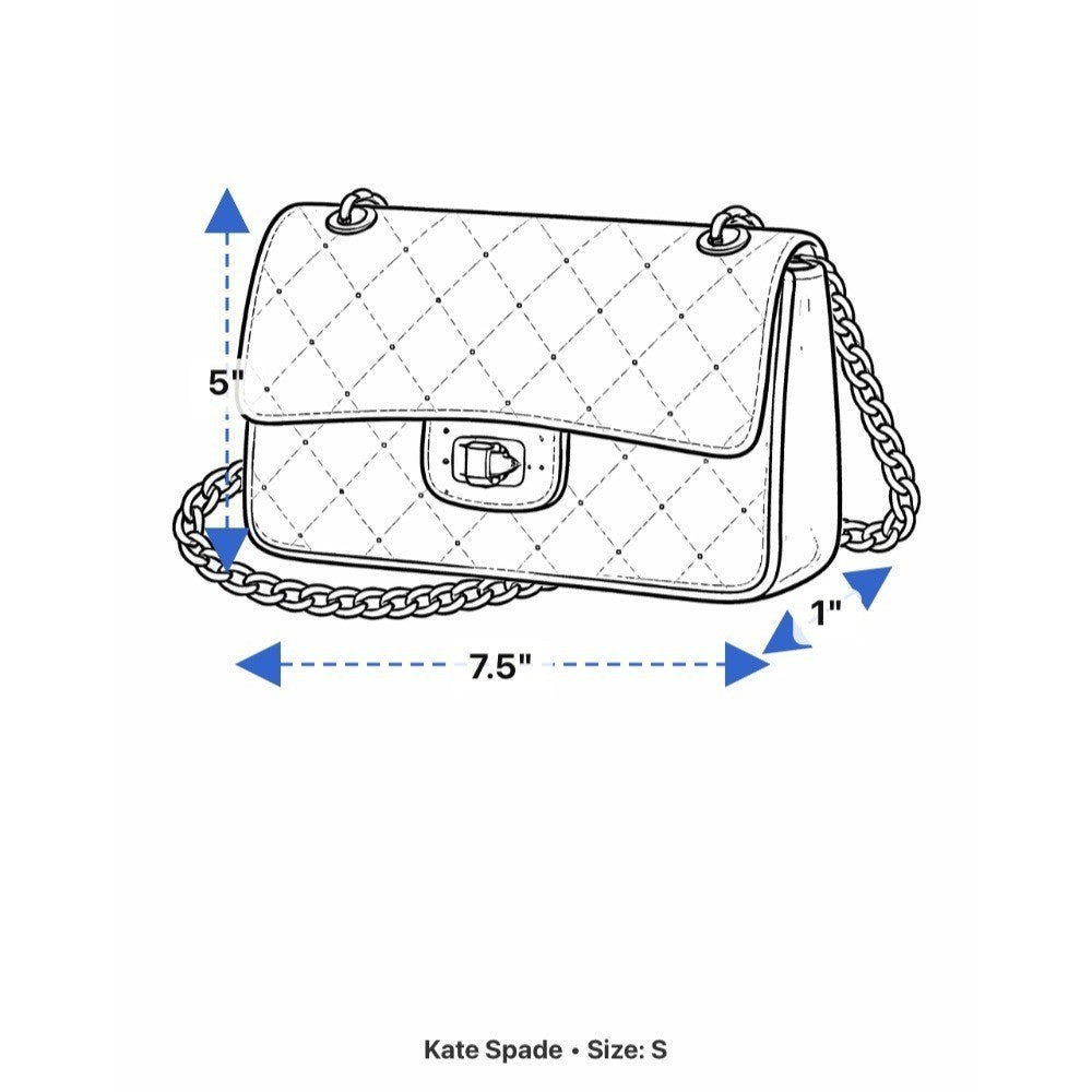 Kate Spade Women’s Black Leather Turn Lock Closure Adjustable Crossbody Bag