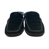 Anne Klein Women's Black Suede Leather  Slip-On Maarthus Mules Size 9M