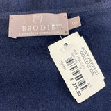 Brodie Women’s Navy Blue Cardigan Cashmere Sweater Sz S - NWT