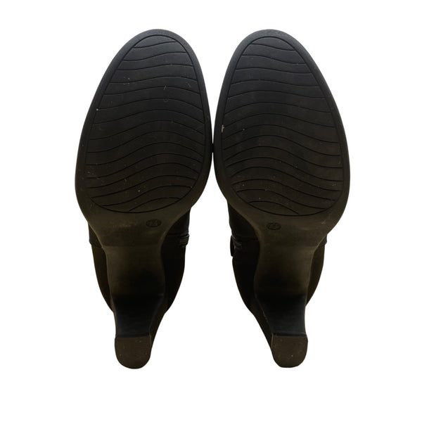 Lauren Blackwell Women’s Black Mykenna Heeled Ankle Boots Size 7.5