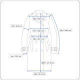 London Fog Women's Khaki Beige Double Breasted Trench Coat With Belt Sz 12 Reg