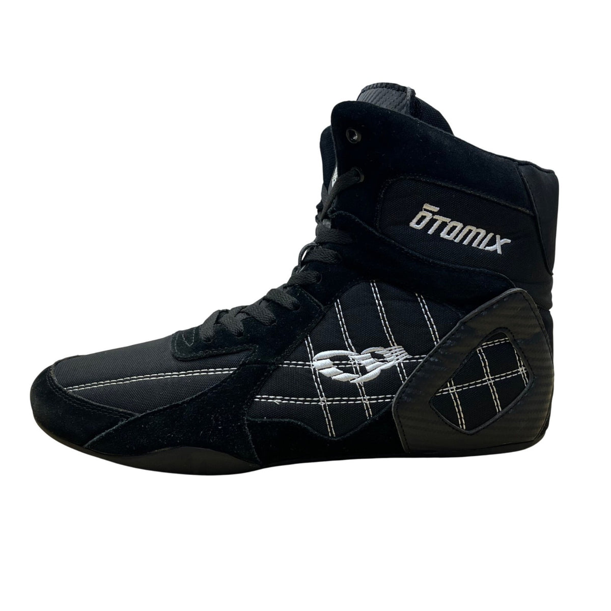 Otomix Men’s Black & White High-Top Bodybuilding Training Sneakers Sz M13/W14.5