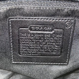 Coach Women’s Black Leather With Tassel Accent & Stitch Detailing Crossbody Bag