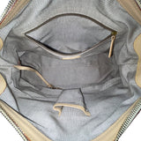 Dooney & Bourke Women’s Beige & Gray Monogram Leather Logo Pocket Tote Bag