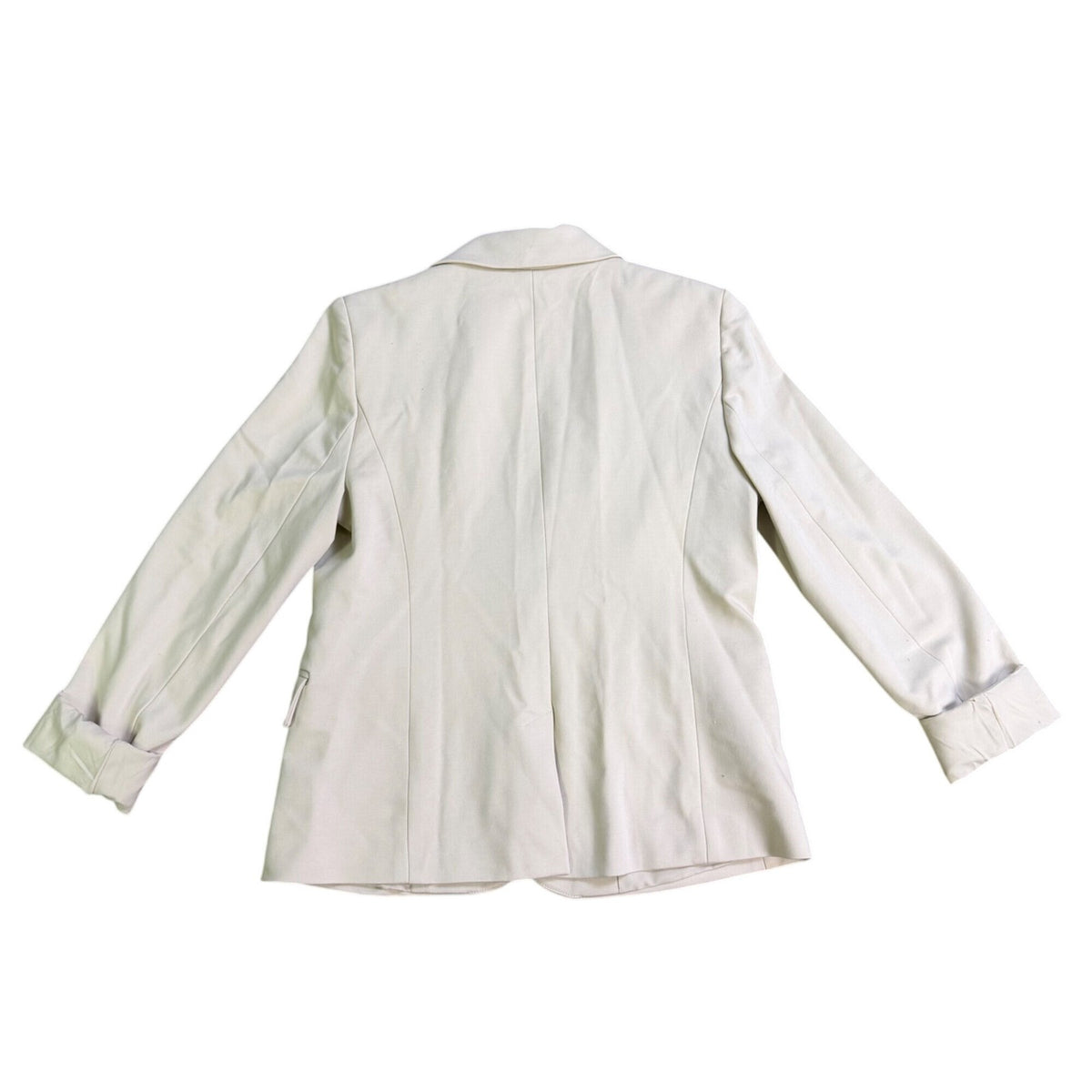Rachel Zoe Womens Beige Blazer Slim Fit Single Button Jacket Size M