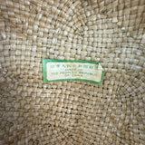 Woven Straw Unisex Natural Sun Hat Breathable Design Ventilated Crown 