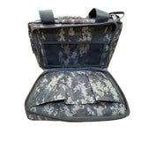 Safeguard Unisex Gray Camo Nylon Multipurpose Zipper Compartments Duffel Bag