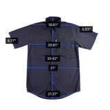 5.11 Mens Charcoal Polyester Cotton Tactical Button-Up Shirt Size S