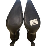 Steve Madden Women’s Black Mesh-Style With Pointed Toe Heeled Pumps Size 10M