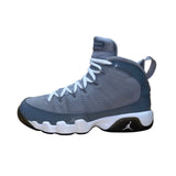 Air Jordan Youth Grey White Cool Grey 9 Retro GS  Athletic Sneakers Size 6.5Y