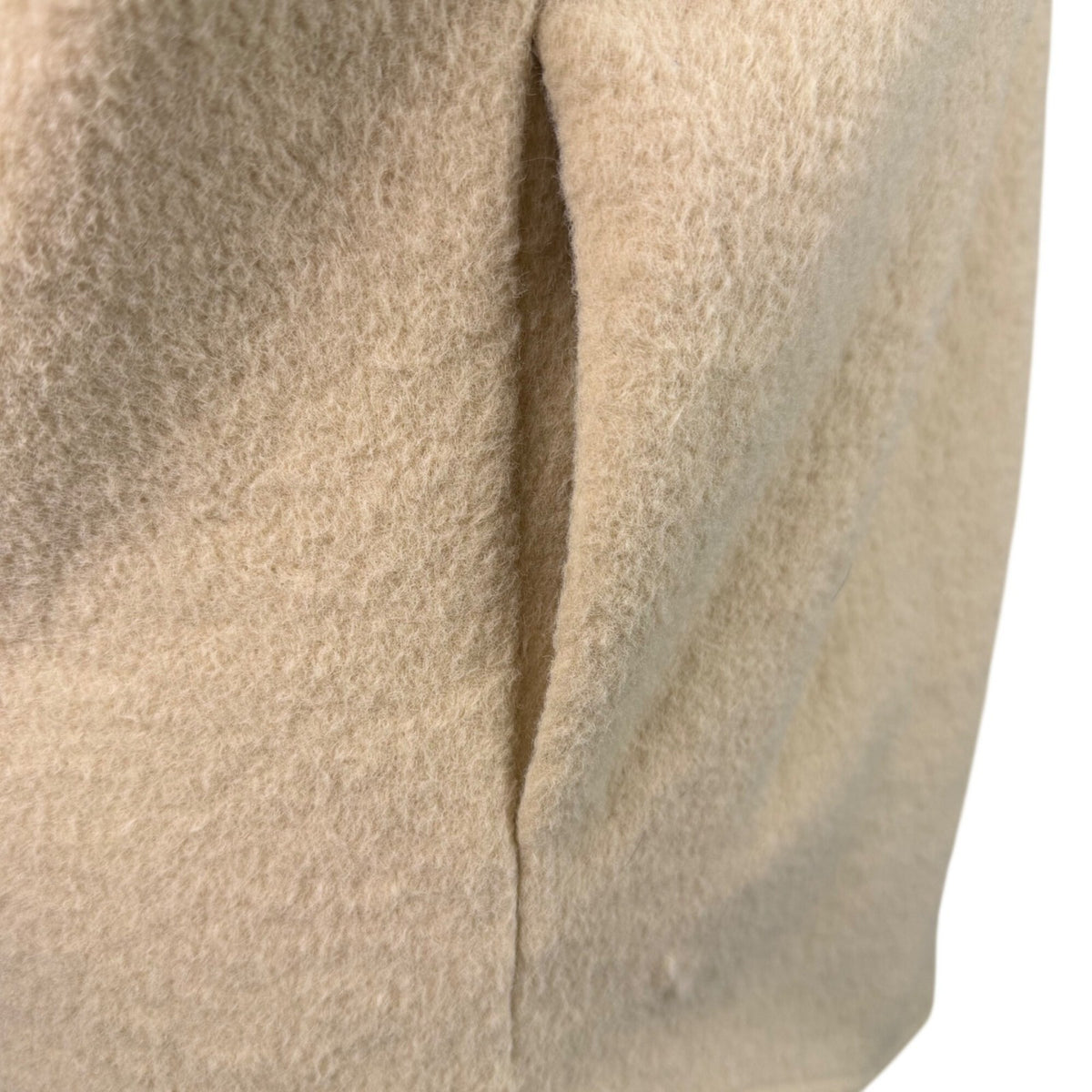 Hilary Radley Womens Beige Fleece Button-Up Shirt Jacket Casual Oversized Sz L