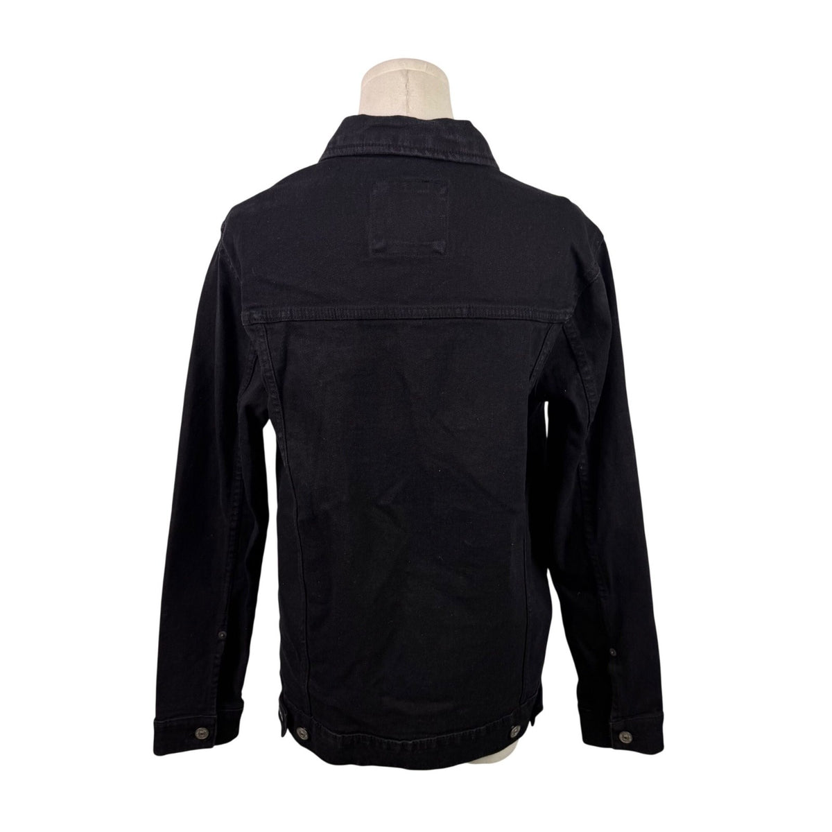 Zara Women’s Black Jean Jacket  Stylish Casual Outerwear Size S- New