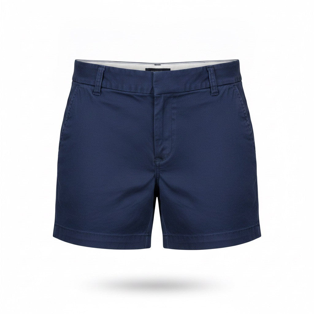 J.Crew Navy Blue Cotton Chino Shorts Womens Casual Summer Wear Size 4