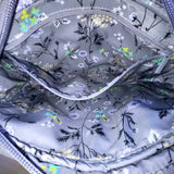 Vera Bradley Women’s Gray Adjustable Strap Multi-Compartment Crossbody Bag