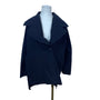 Valentino Womens Black Blouse Stylish Oversized Design Excellent Condition