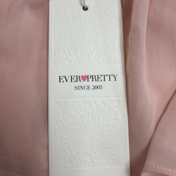 Ever Pretty Womens Pink Polyester Off Shoulder Maxi Dress Size L