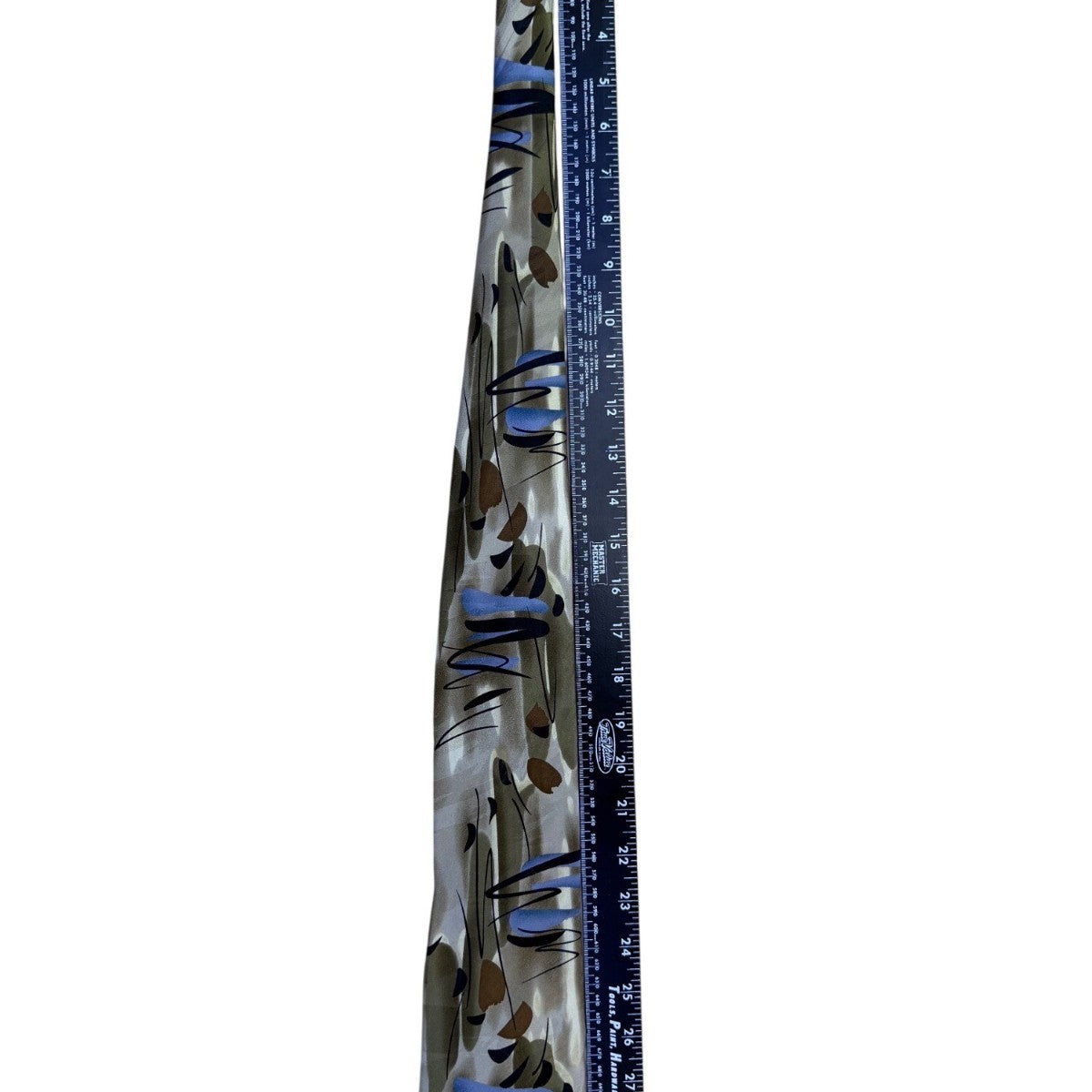 J. Garcia Men’s Tan & Blue Silk Tie Sea Anemone Limited Edition Collection 44