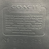 Coach Black Leather With Shoulder Straps & Gold-Tone Hardware Tote Bag Sz L