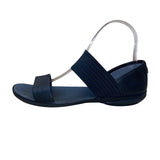 Camper Girls Black Leather Elastic Strap Sandals Size 38