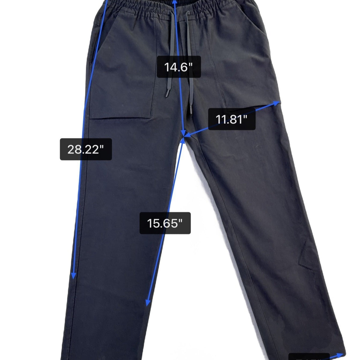 Lululemon Mens Black Relaxed-Fit Jogger Pants With Drawstring Waist Size L