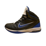 Nike Men’s Black & Blue High-Top Air Max Hyped Basketball Sneakers Size 9